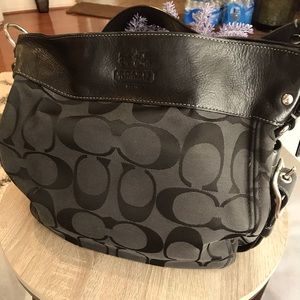 Coach black handbag.